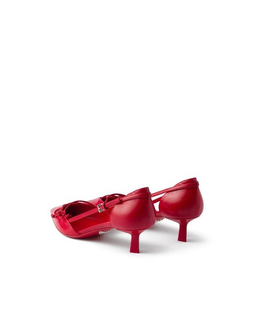 Prada Red Shoes