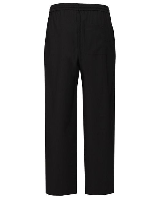 Loewe Black Drawstring Trousers for men