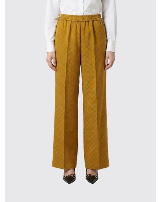 Gucci Yellow Pants