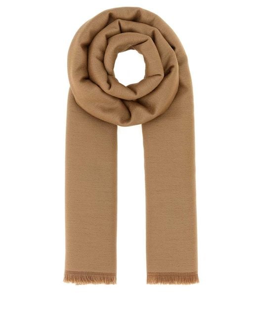 Fendi Natural Sciarpa 70X180 Ff for men