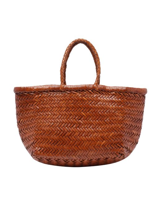 Dragon Diffusion Brown Small Triple Jump Handbag