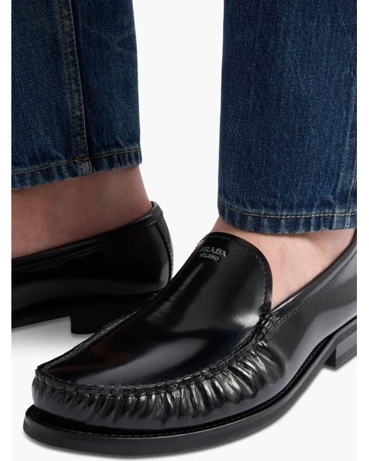 Prada Black Loafers for men
