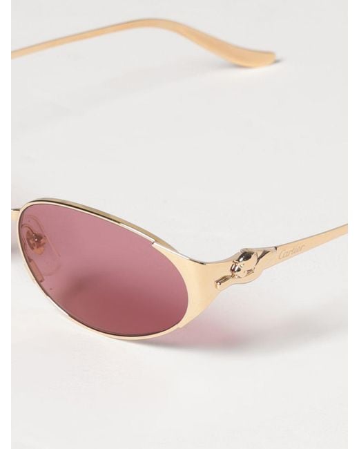 Cartier Pink Metal Ct0630S Sunglasses