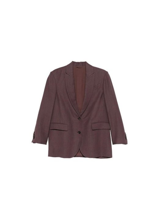 Brunello Cucinelli Purple Jackets