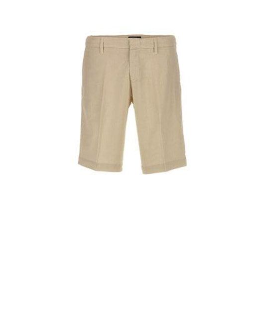 Fay Natural Bemruda Chino Gabardine Stretch for men