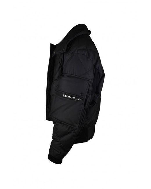 Balmain Black Down Jacket