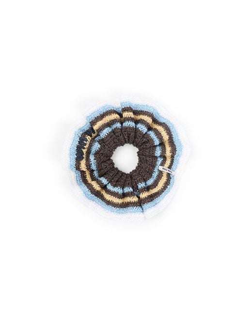 Miu Miu Metallic Cotton Scrunchie