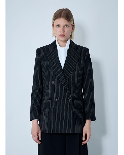 Max Mara Blue Mattia Double-Breasted Blazer