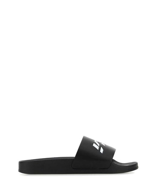VTMNTS Black Rubber Slippers