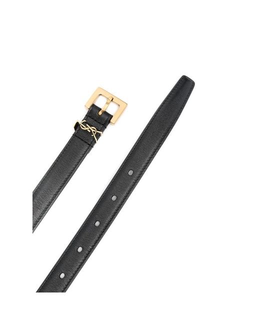 Saint Laurent Black Belts