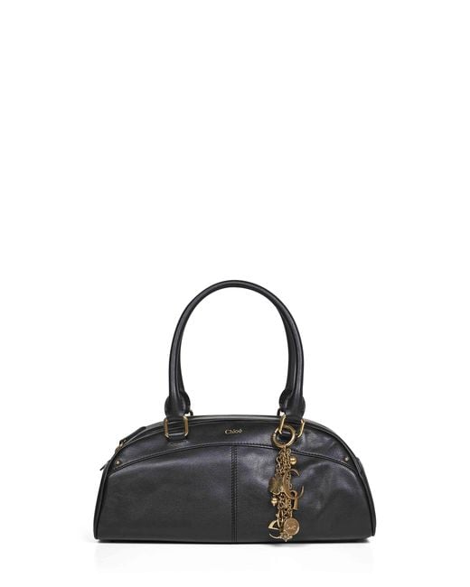 Chloé Black Bowling Bag