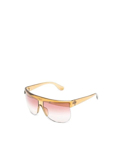Chloé Pink Chloé Neutrals Sunglasses