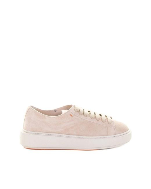 Santoni Pink Trainers