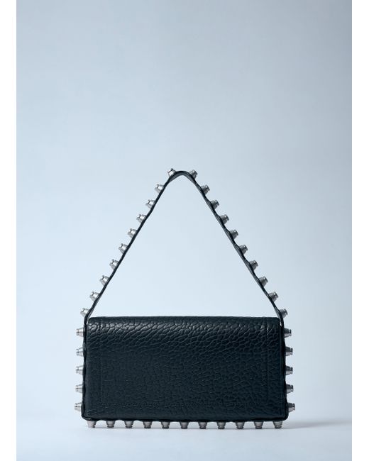 Alexander Wang Blue Roz Flap Shoulder Bag