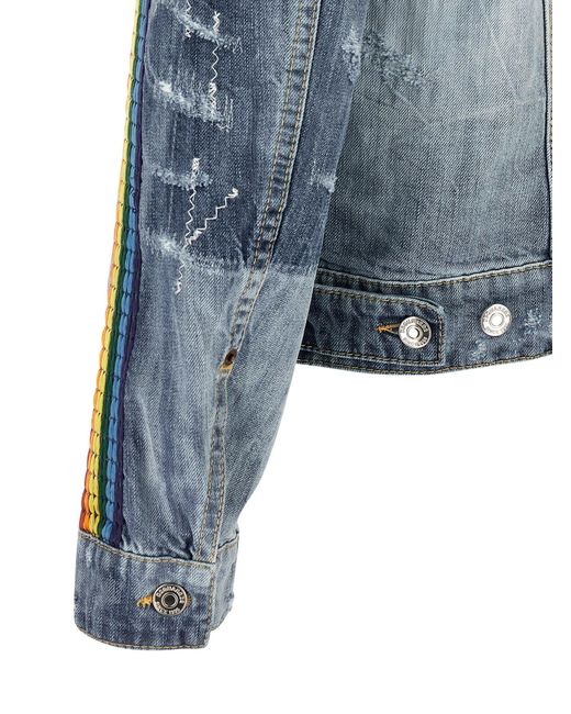 DSquared² Blue La Jean Denim Jacket for men