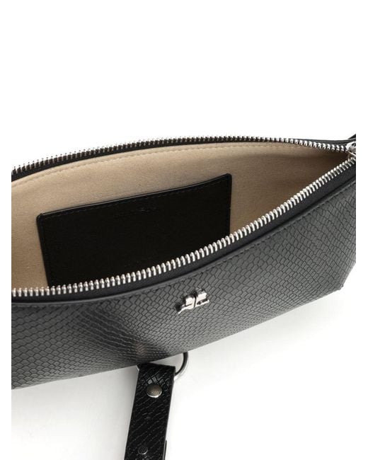 Courreges Black "Holy Eclipse" Bag