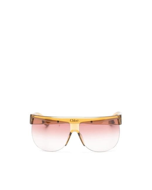 Chloé Pink Chloé Neutrals Sunglasses