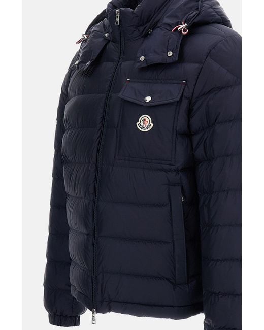 Moncler Blue Verith Short Down Jacket for men