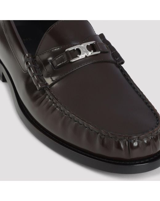 Céline Black Triomphe 15 Loafer for men