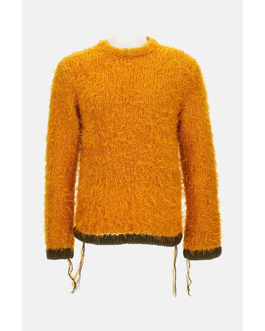 Sacai Orange Pullover for men