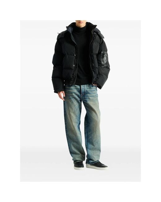 Balmain Black Coats for men