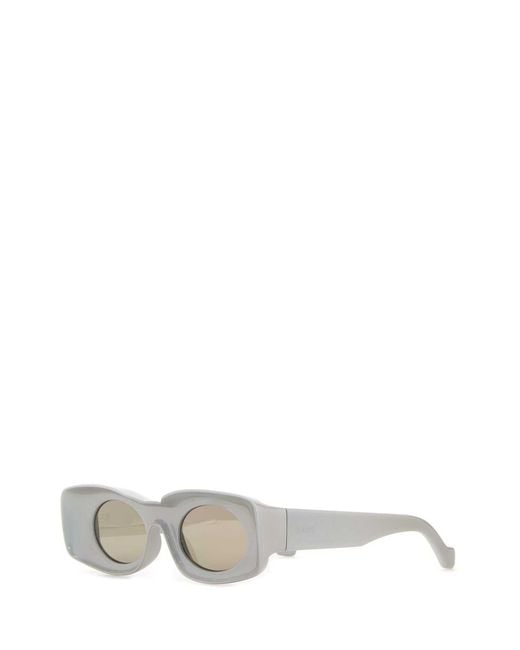 Loewe White Occhiali Da Sole for men