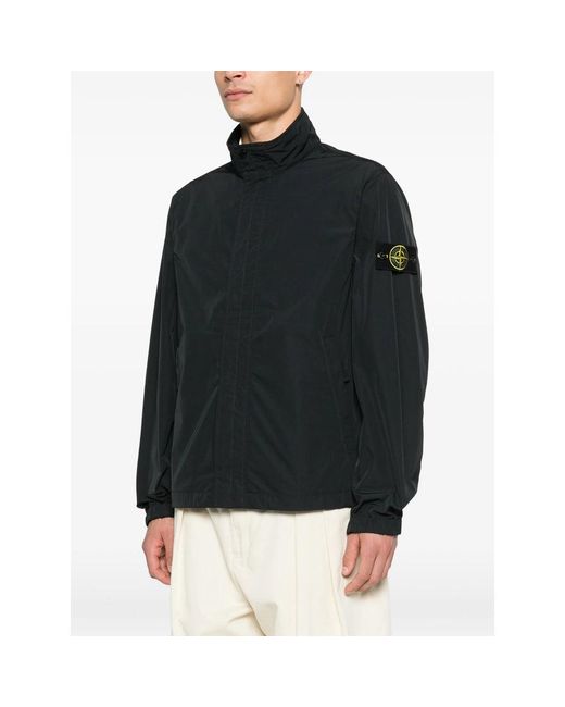 Stone Island Black Outerwears for men