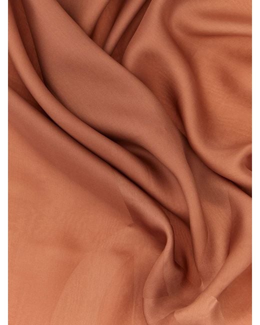 Saint Laurent Orange Neck Scarf