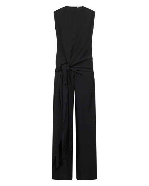 Alaïa Black Jersey Jumpsuit With Cut-Out