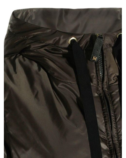 Max Mara Black Nylon Padded Blouson Jacket