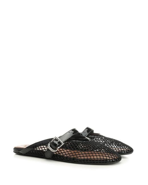 Alaïa Black Alaïa Flat Mesh Mule