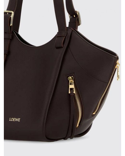 Loewe Black Hammock Flip Leather Bag
