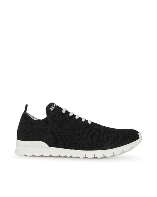 Kiton Black Running Sneakers for men