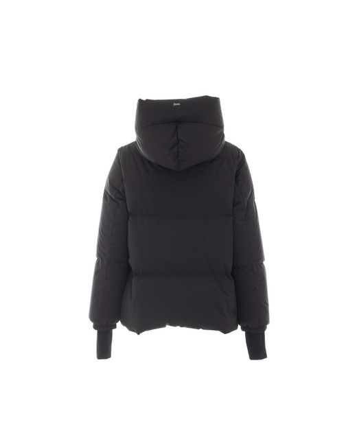 Herno Blue Short 2 Layers Down Jacket
