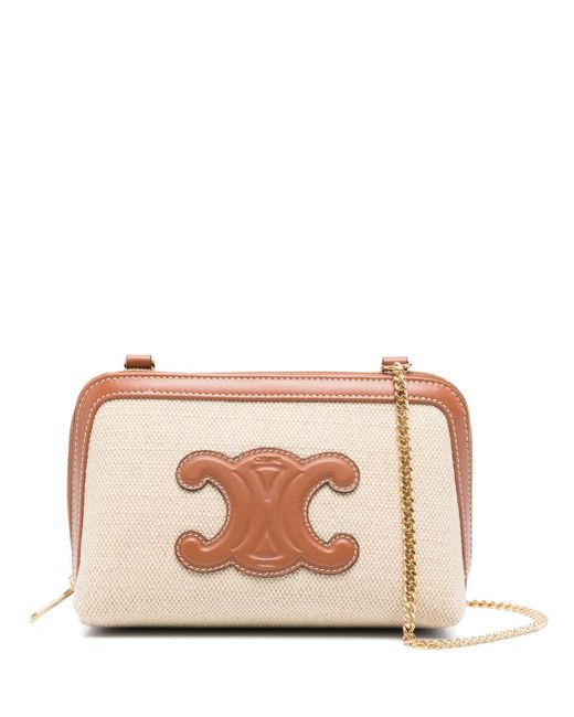 Céline Pink Cuir Triomphe C/Catena Borse Clutch