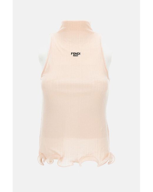 Fendi Natural Top Roma Rib