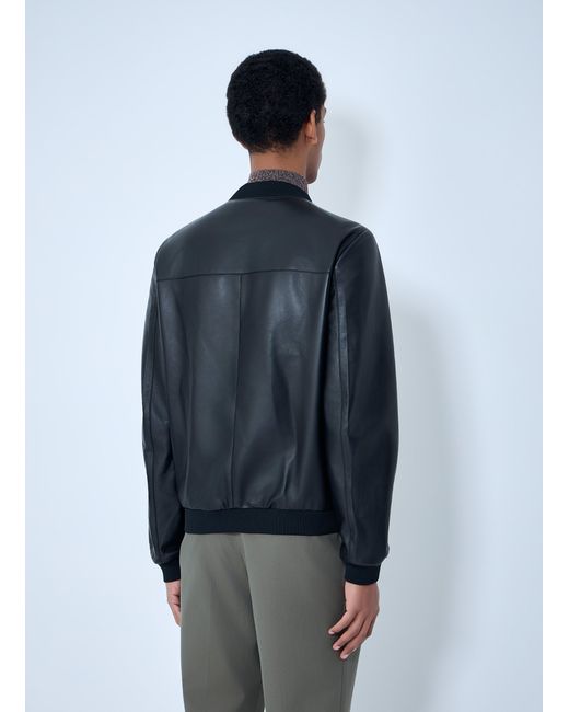 Prada Blue Reversible Bomber Jacket for men