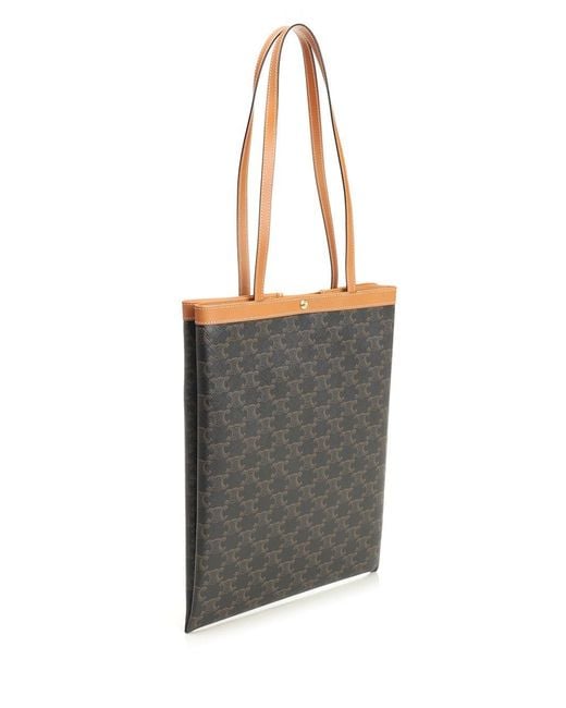 Céline Gray Medium Flat Shopper
