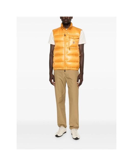 Moncler Orange Jackets for men