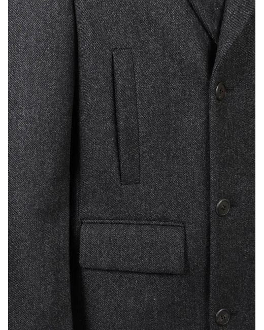 Prada Black Coats for men