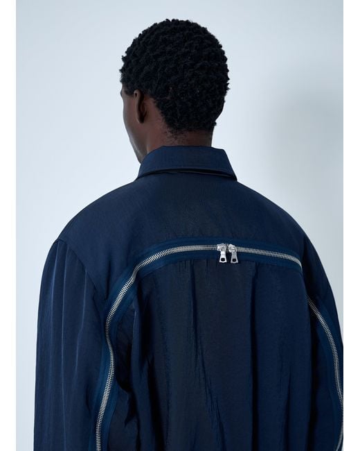 Dries Van Noten Blue Venlo Jacket for men