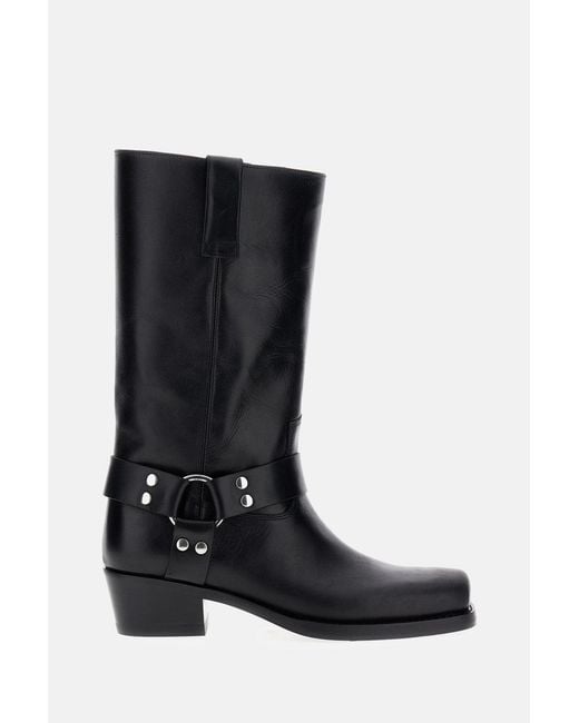 Paris Texas Black Roxy Boot With Heel