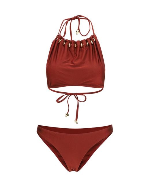 Zimmermann Red Aster Bikini