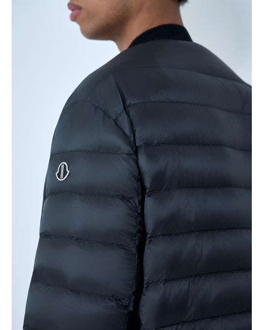 Moncler Blue Rick Owens Flight Parka Bomber Jacket