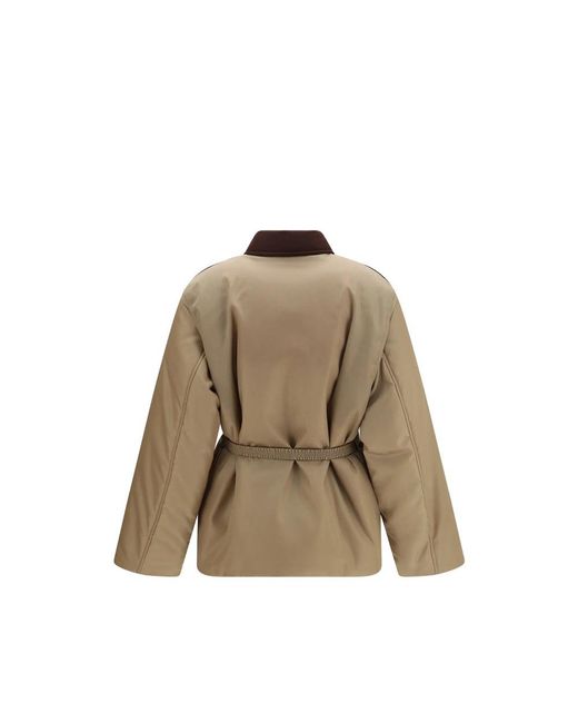 Versace Brown Neutrals Jackets