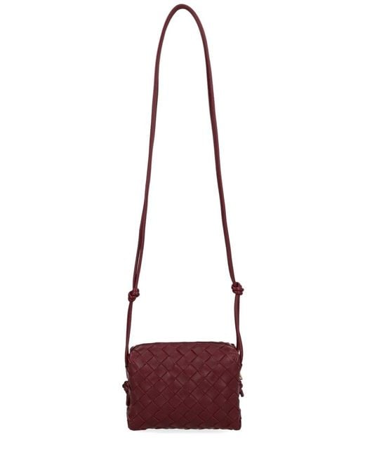 Bottega Veneta Red Camera Bag "Loop" Mini
