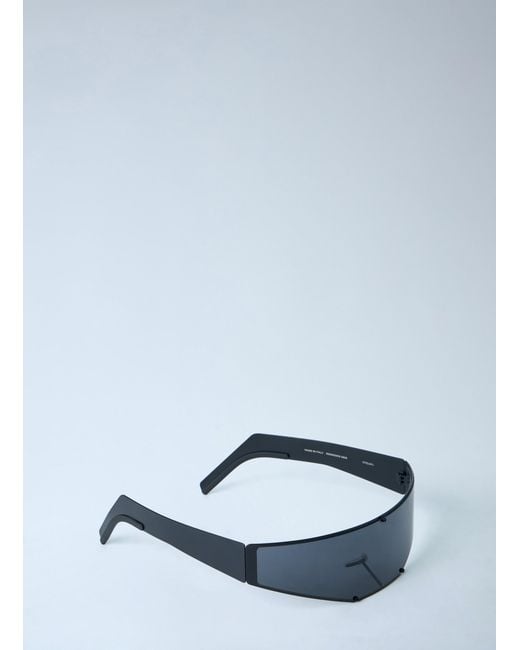 Rick Owens Blue Cyclops Sunglasses