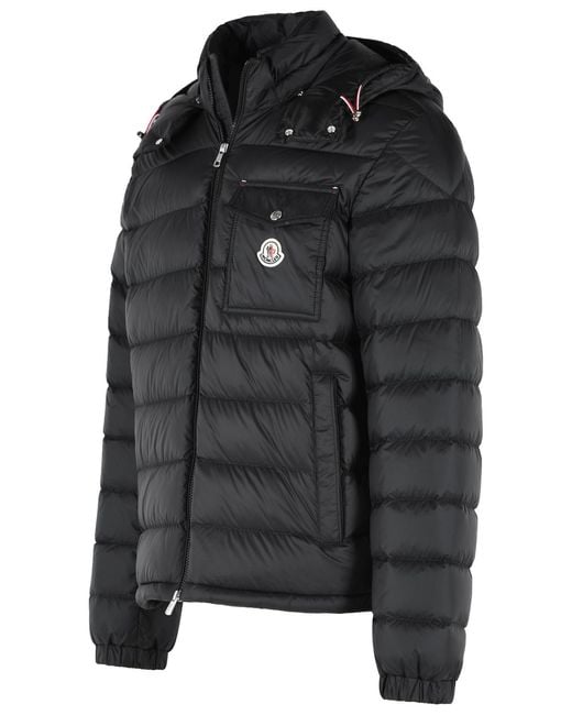 Moncler Black 'Verith' Polyamide Down Jacket for men