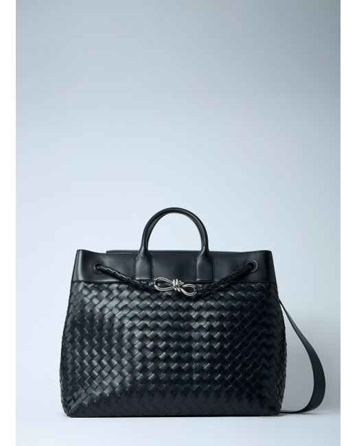 Bottega Veneta Blue Andiamo Voyager Handbag for men