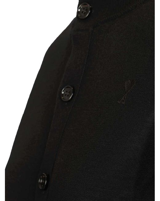 AMI Black Ami Ami De Cå“Ur Cardigan